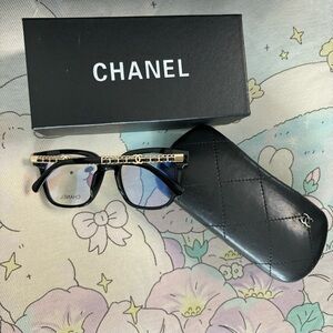 Chanel Sunglasses With Blue Lenses